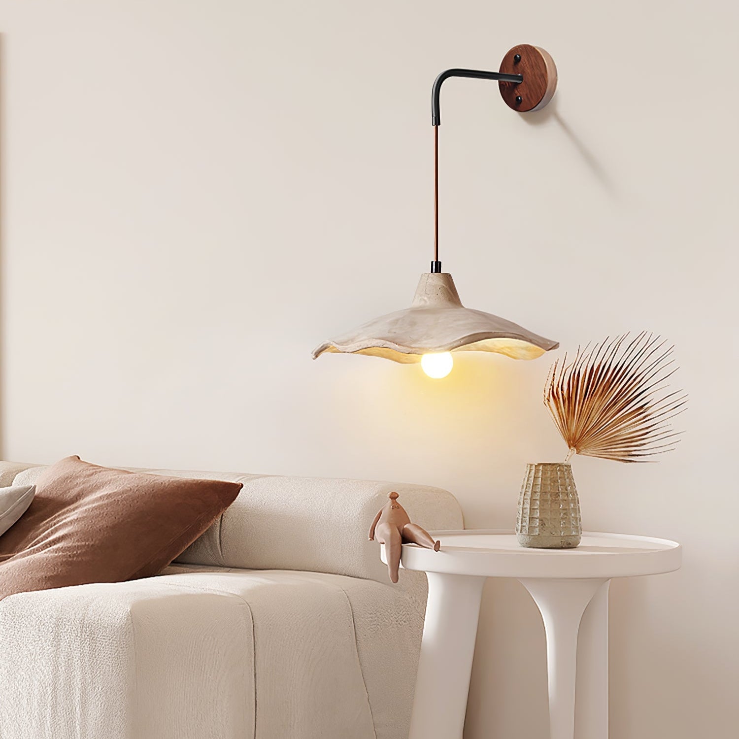 Mirella Applique Murale Élégante en Bois Moderne
