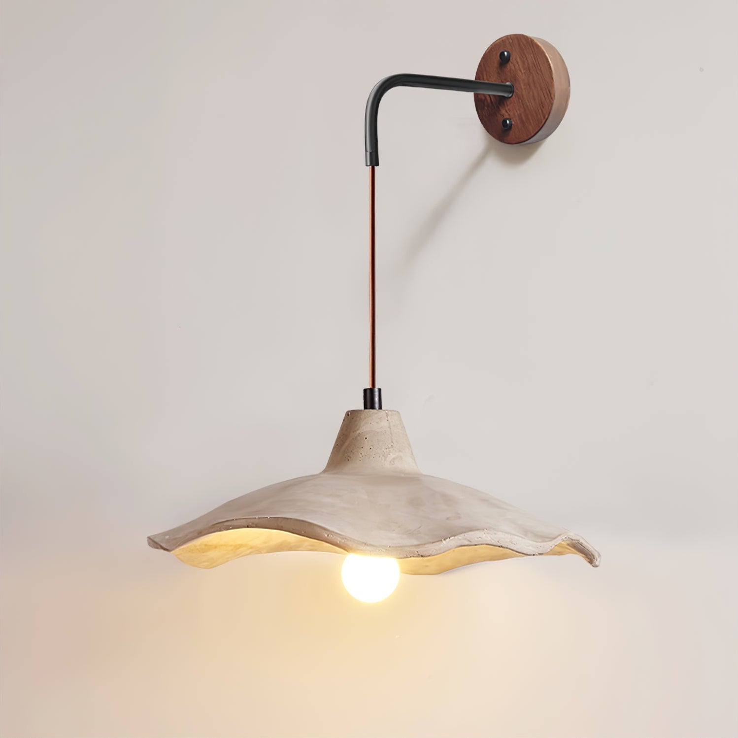 Mirella Applique Murale Élégante en Bois Moderne