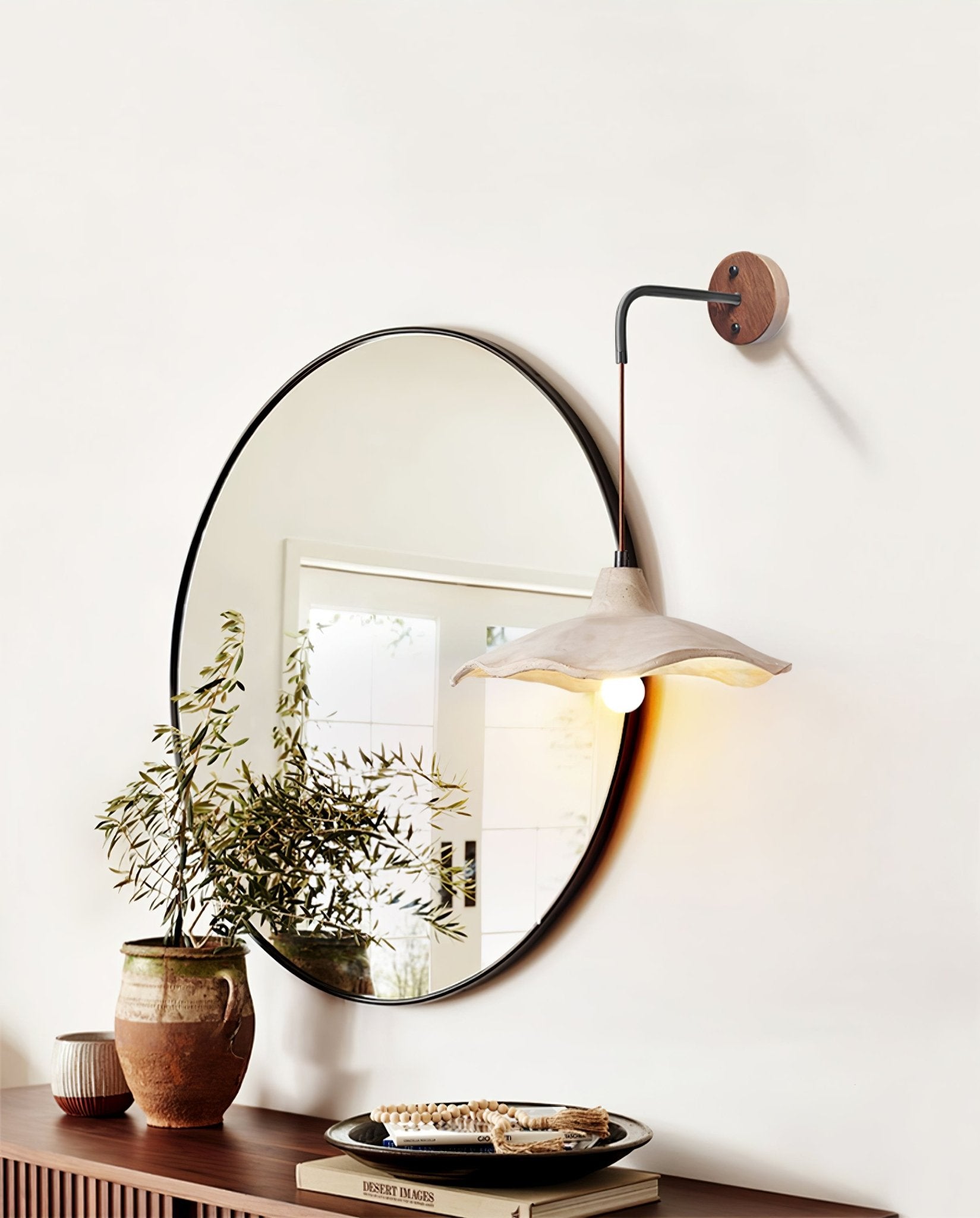 Mirella Applique Murale Élégante en Bois Moderne