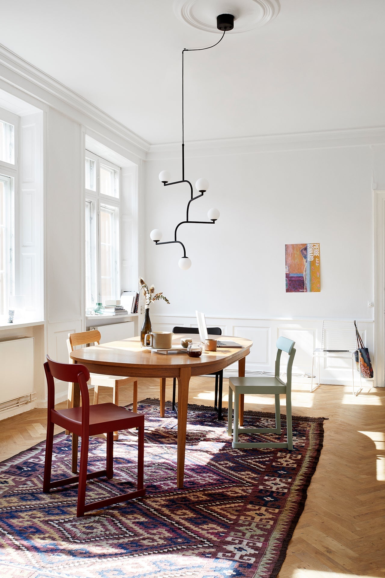 Zelireth Modern Minimalist Brass Glass Chandelier - Lamp Copper