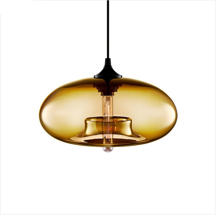Valentina Lampes Suspendues en Verre Modernes Nordiques Chambre à Coucher