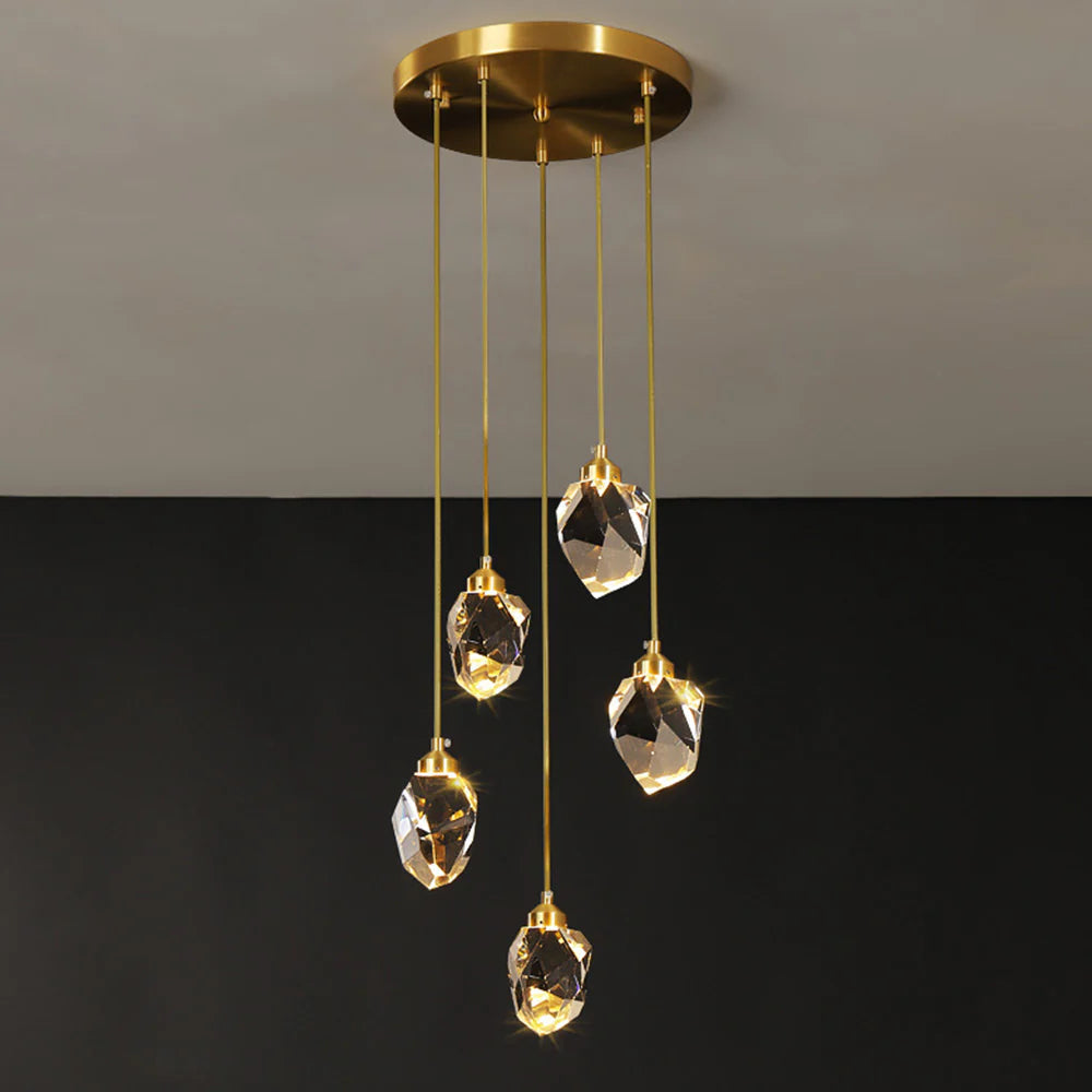 Kristy Suspension Métal Cristal Chambre à Coucher Salon