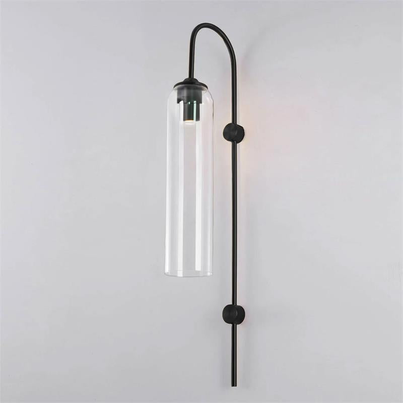 Anoriel Modern Minimalist Metal Glass Wall Lamp - Lamp Copper