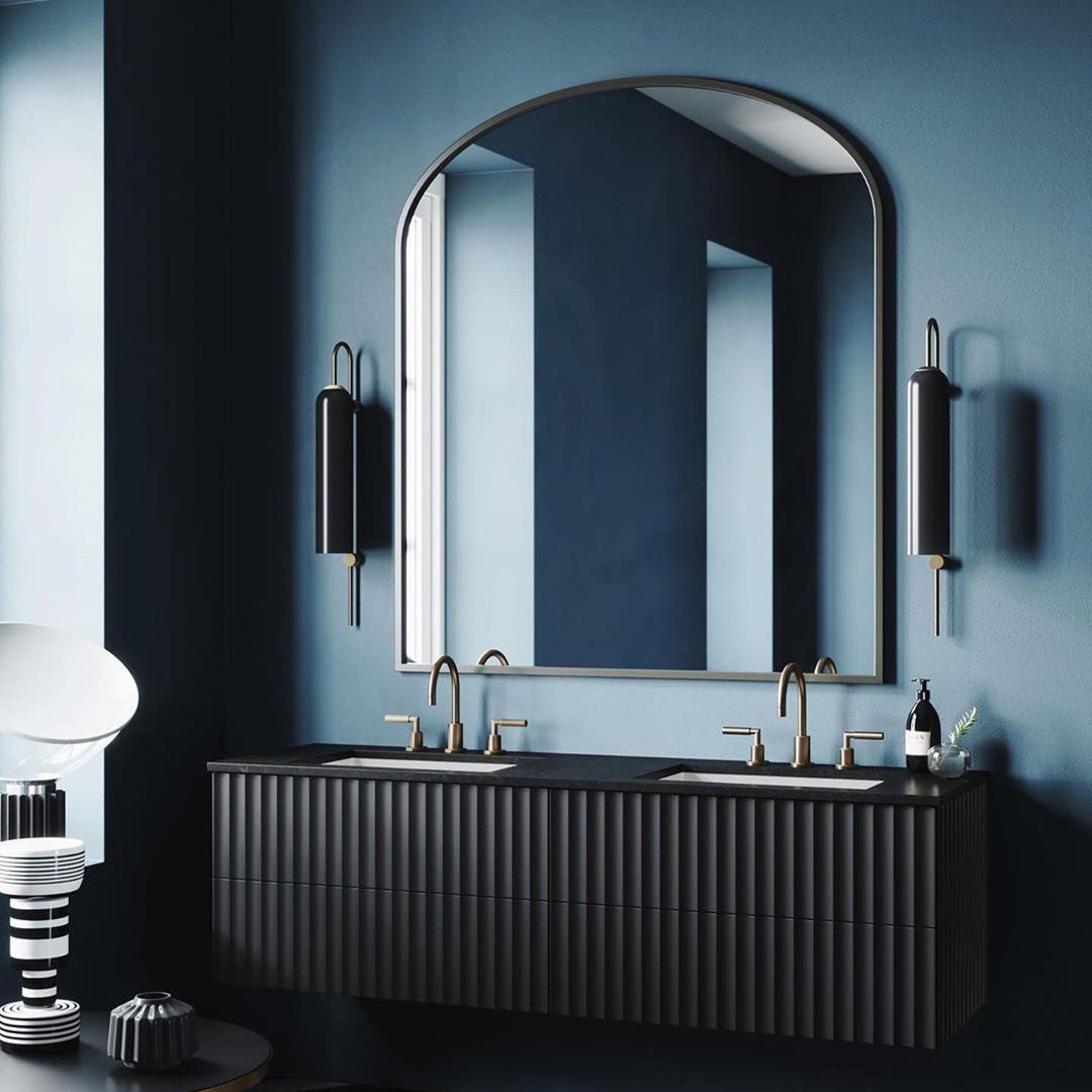 Anoriel Modern Minimalist Metal Glass Wall Lamp - Lamp Copper