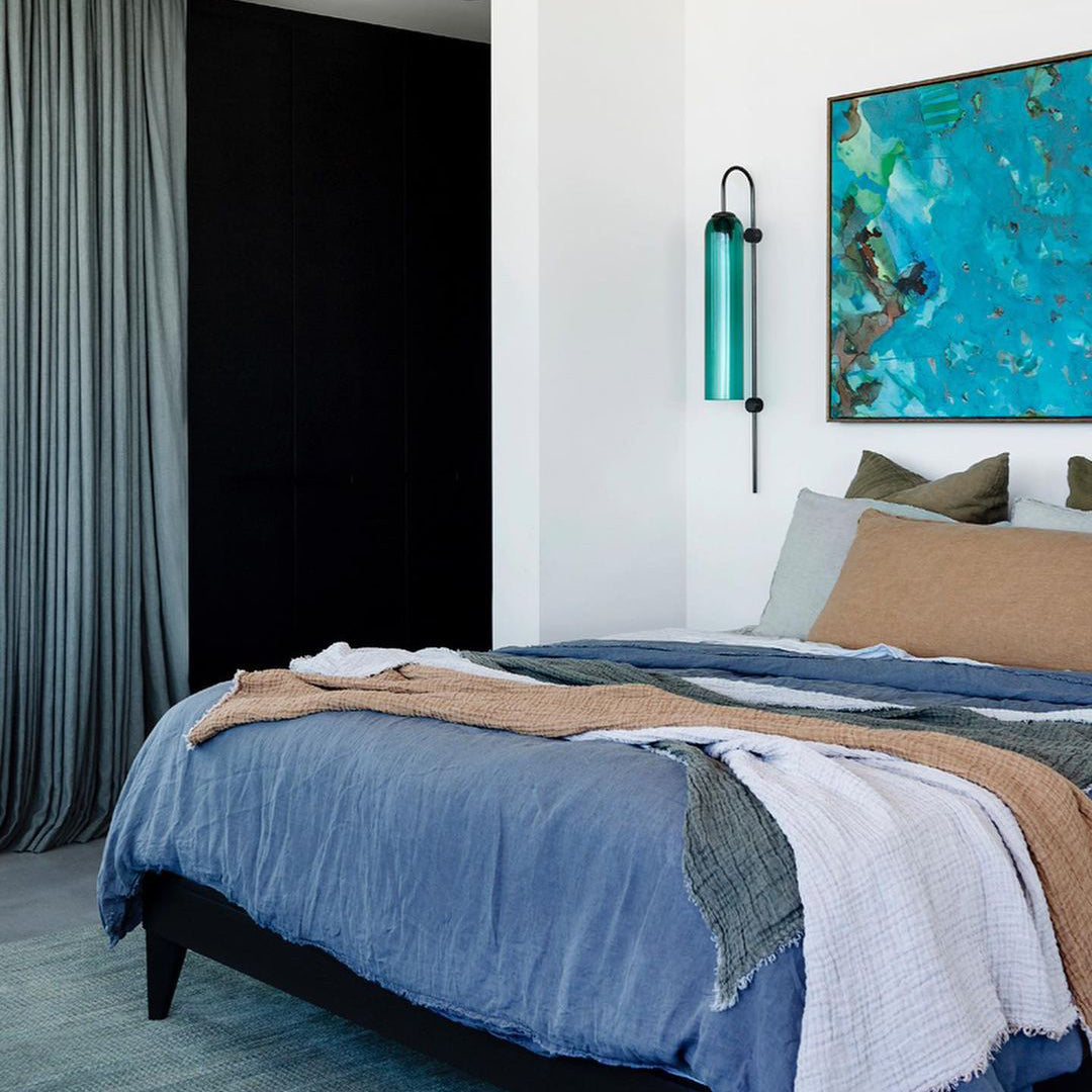 Anoriel Modern Minimalist Metal Glass Wall Lamp - Lamp Copper