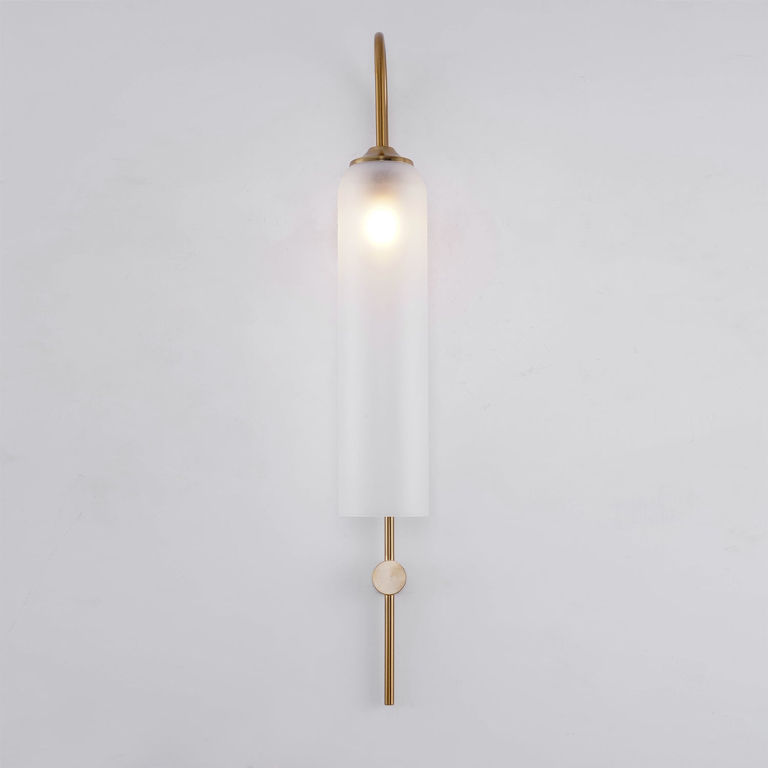 Anoriel Modern Minimalist Metal Glass Wall Lamp - Lamp Copper
