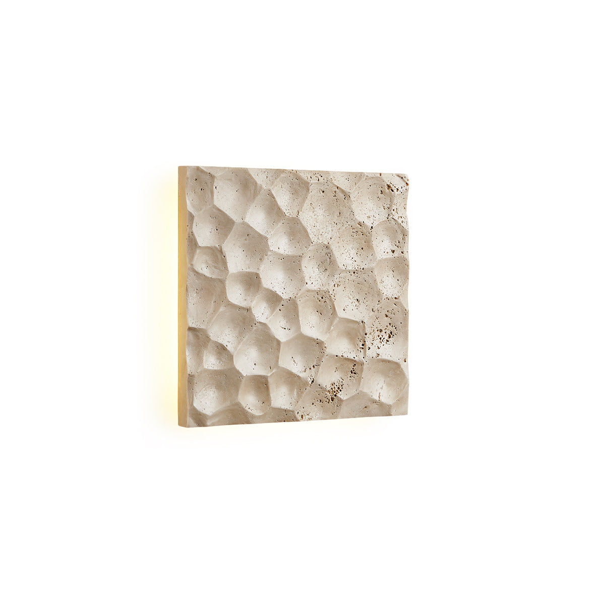 Vedoreth Individual Creativity Panel Travertine Sconce Wall Lamp - Lamp Copper