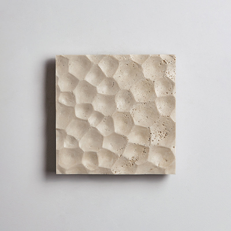 Vedoreth Individual Creativity Panel Travertine Sconce Wall Lamp - Lamp Copper