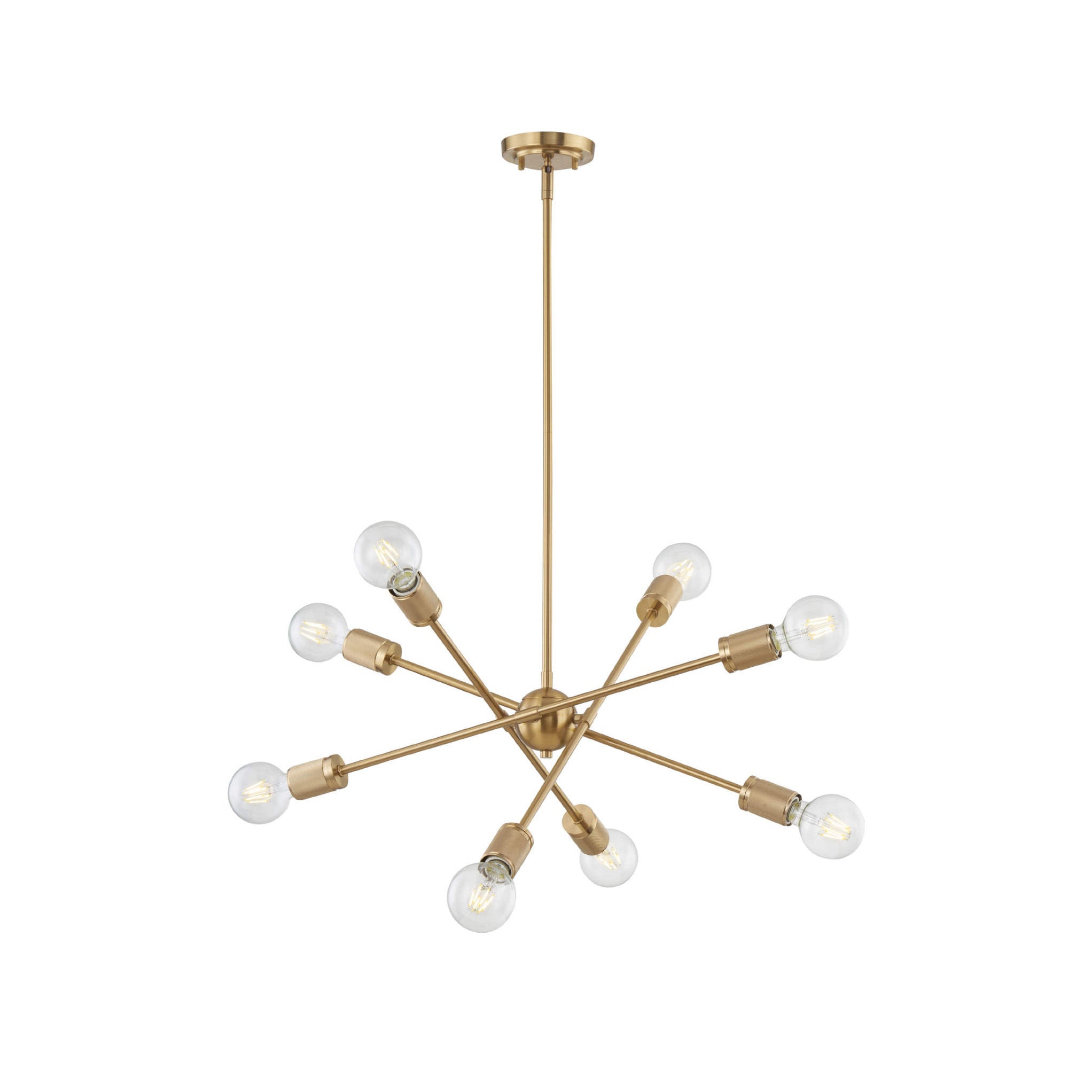 Olvenan Modern Minimalist Art Metal Chandelier - Lamp Copper