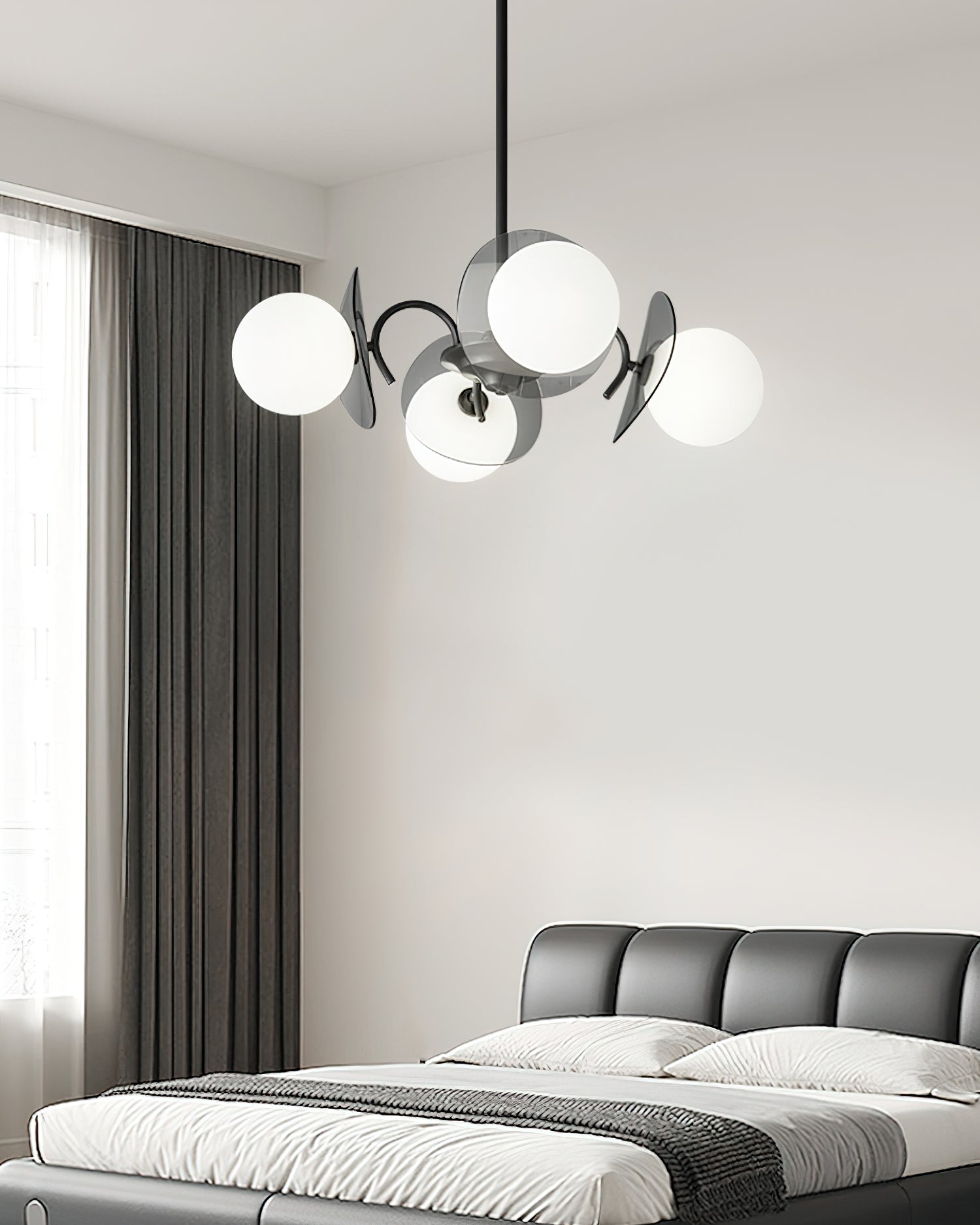Aurora Chandelier Globe Arm Sculptural - Blowlighting
