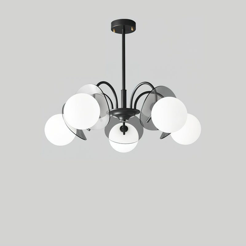 Aurora Chandelier Globe Arm Sculptural - Blowlighting