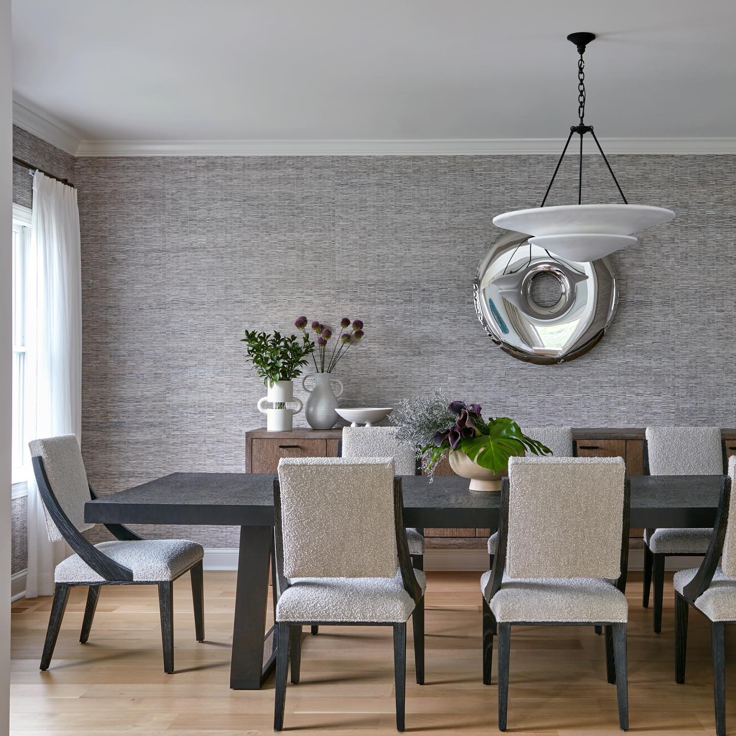 Avinisra Modern Minimalist Brass Metal Chandelier - Lamp Copper