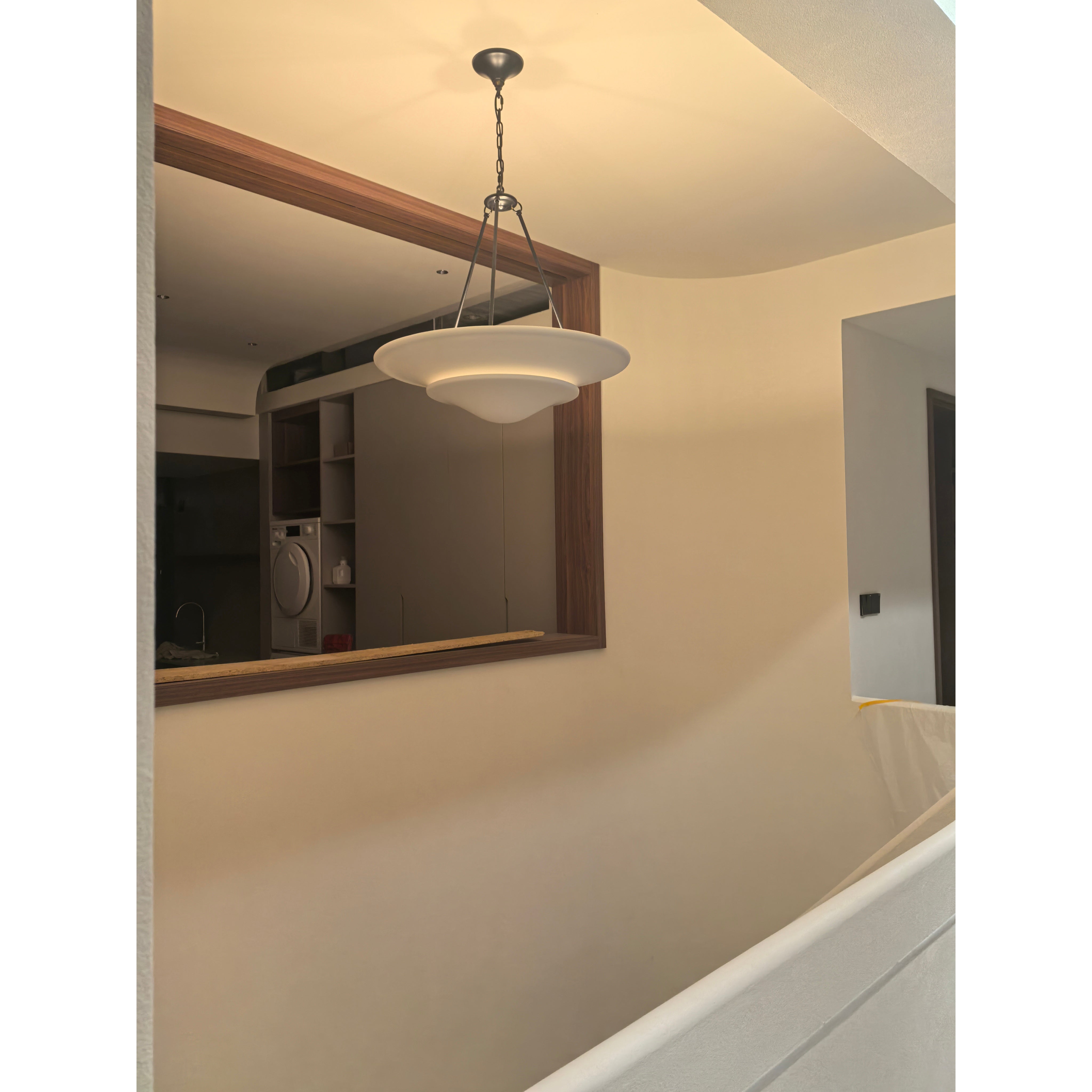 Avinisra Modern Minimalist Brass Metal Chandelier - Lamp Copper