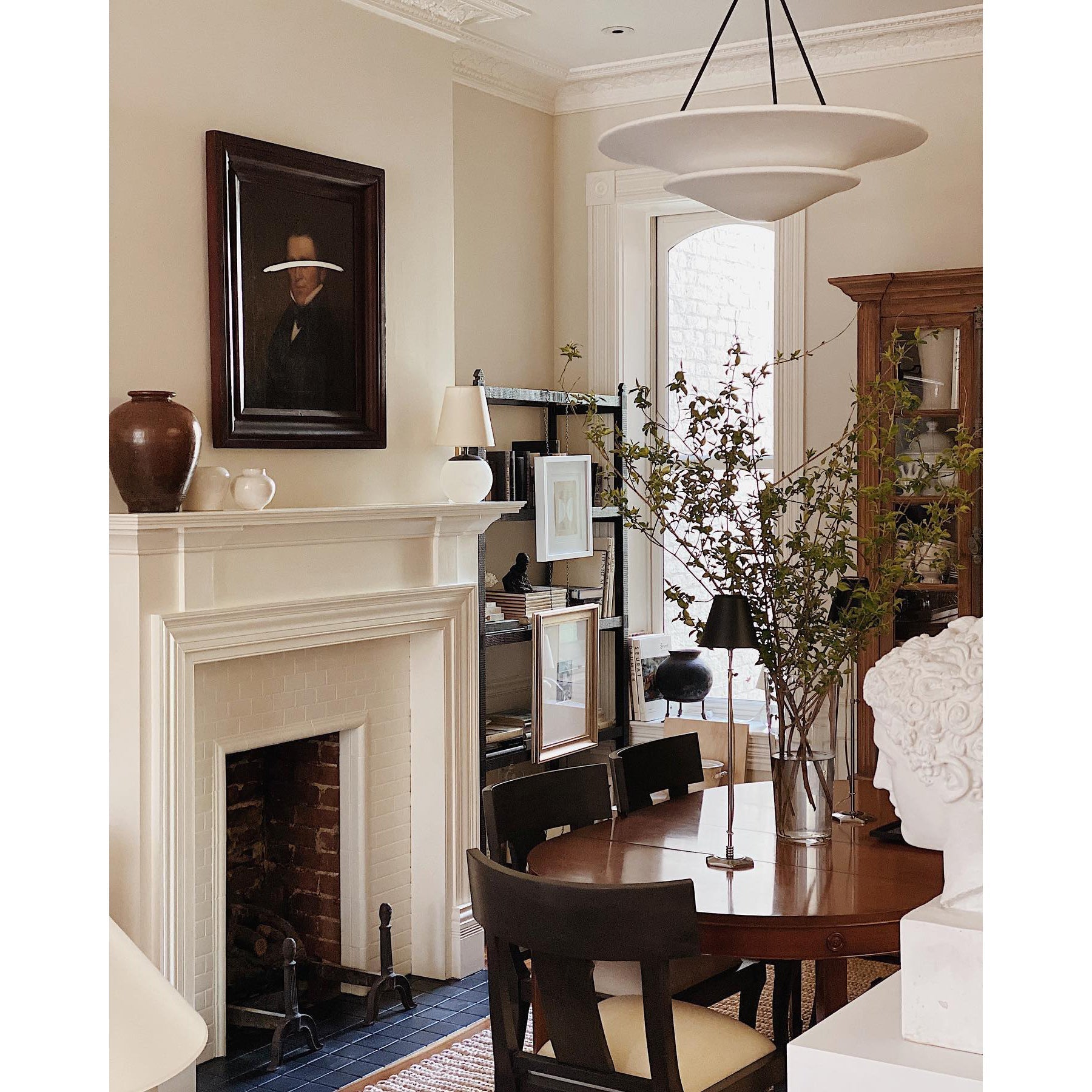 Avinisra Modern Minimalist Brass Metal Chandelier - Lamp Copper