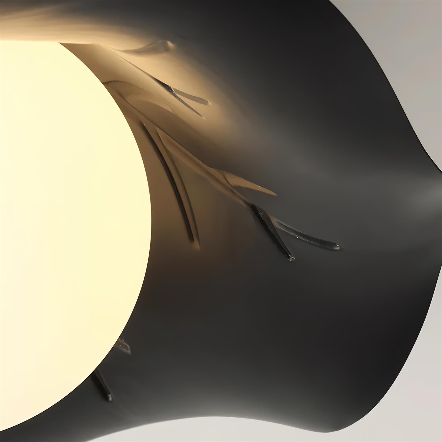 Monae Ceiling Light Petal Shape Globe Modern - Letslighting