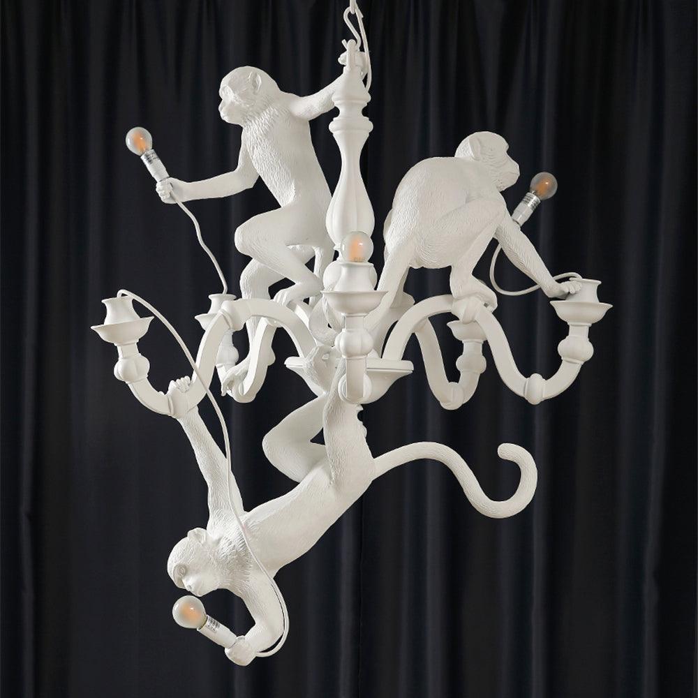 Monkey Chandelier Whimsical Trio - Letslighting
