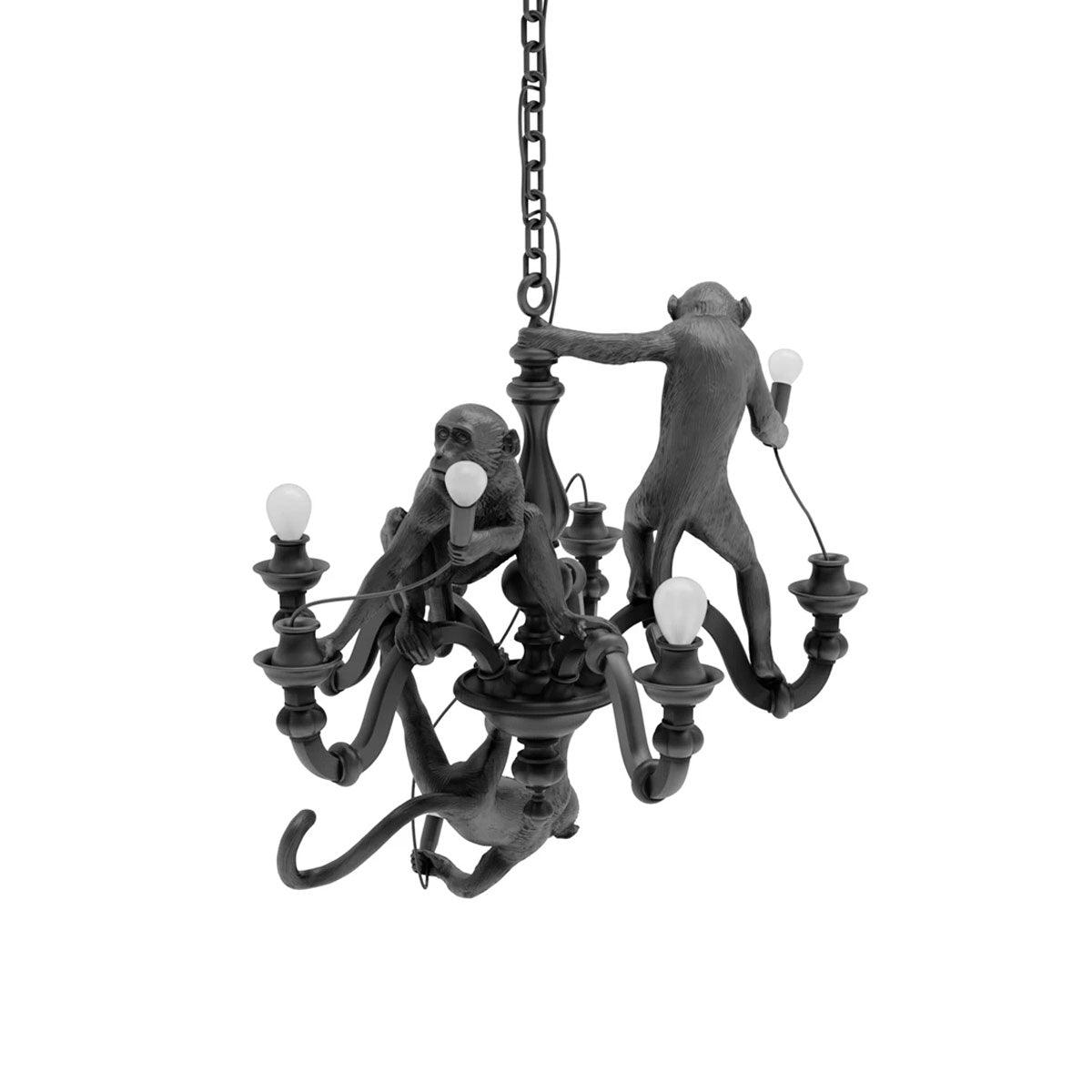 Monkey Chandelier Whimsical Trio - Letslighting