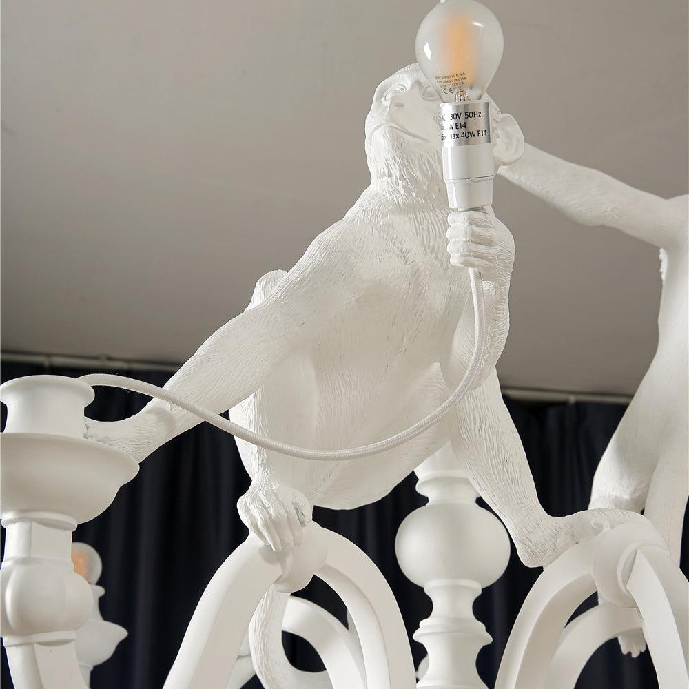 Monkey Chandelier Whimsical Trio - Letslighting