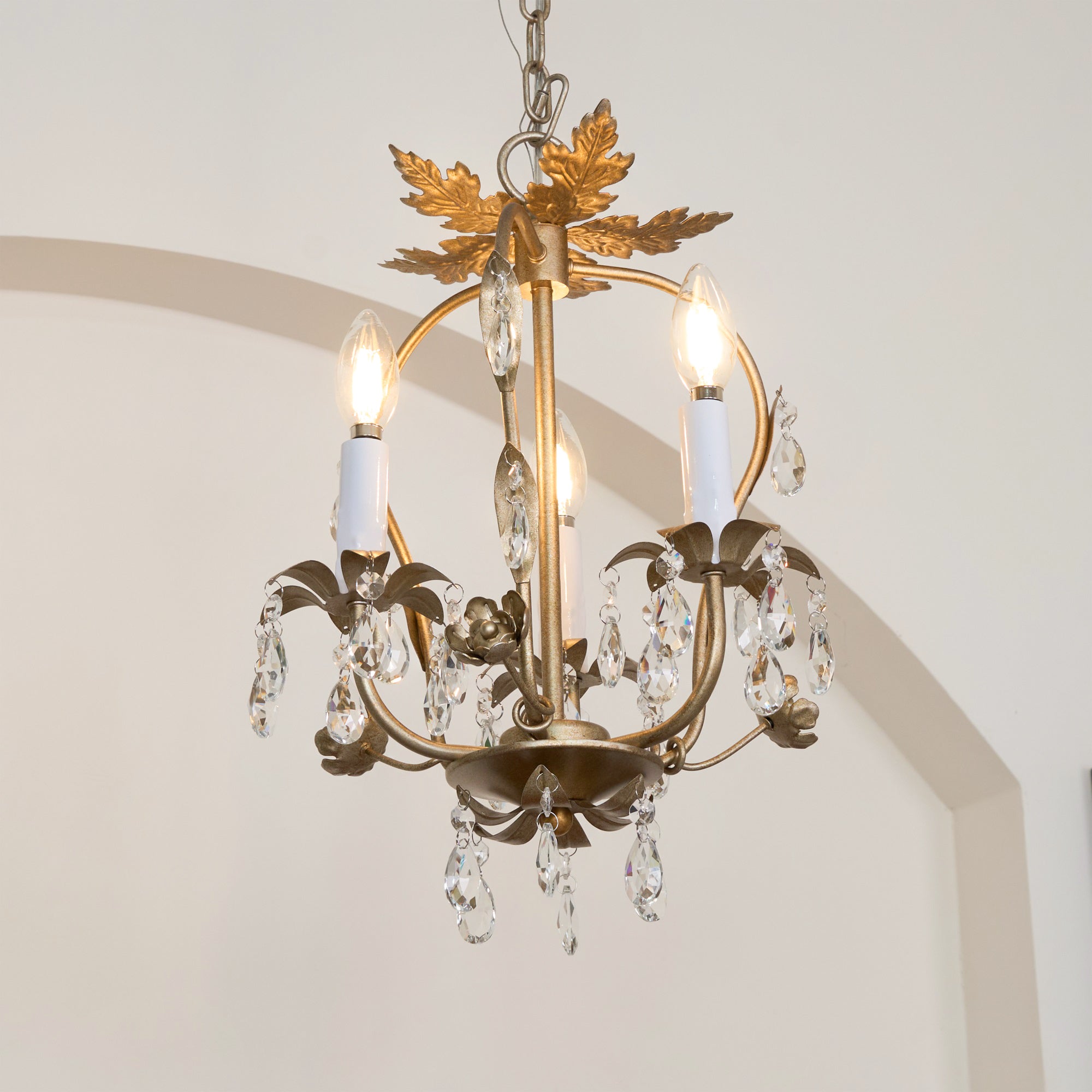 Sylaeara Postmodern Luxury Metal Crystal Chandelier - Lamp Copper