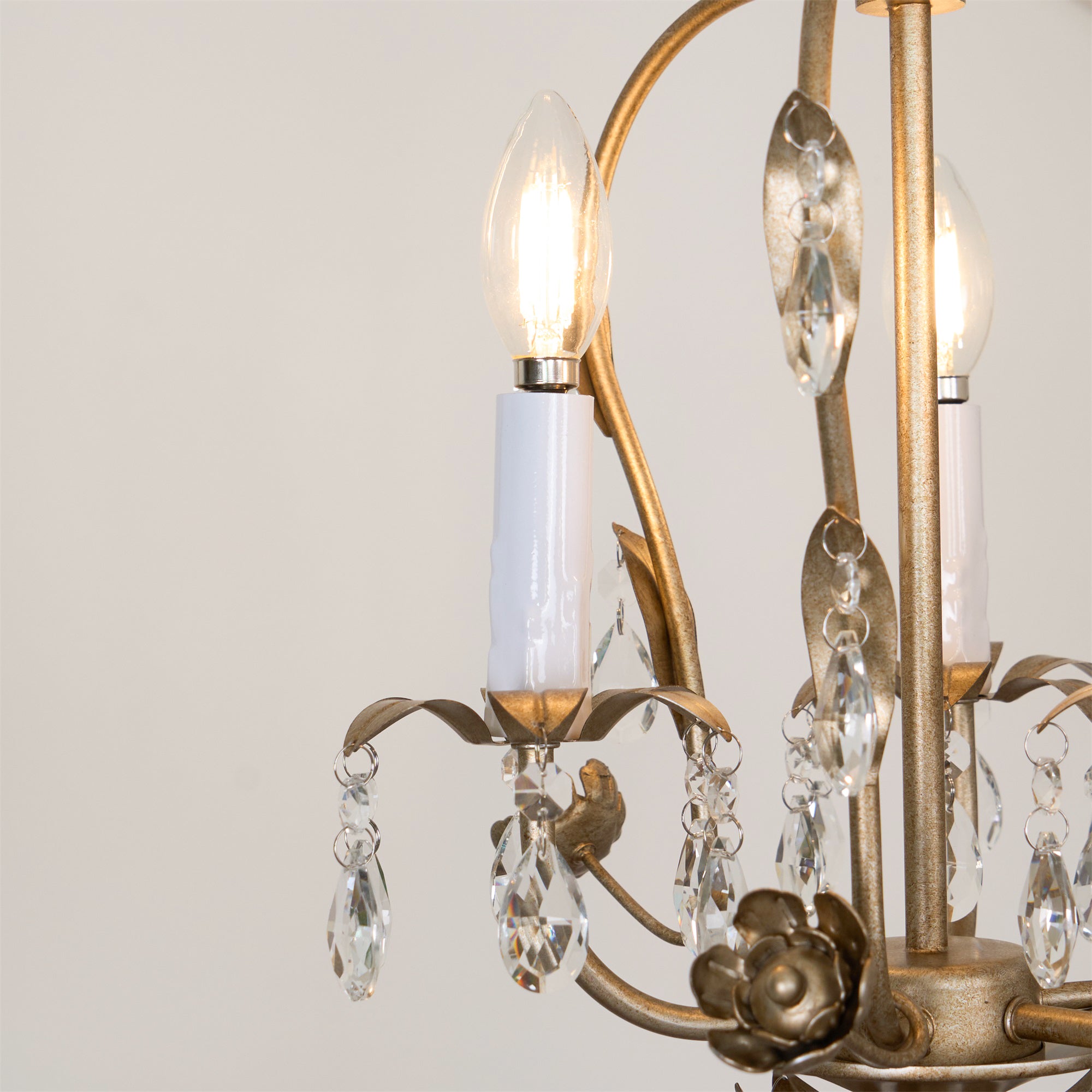 Sylaeara Postmodern Luxury Metal Crystal Chandelier - Lamp Copper