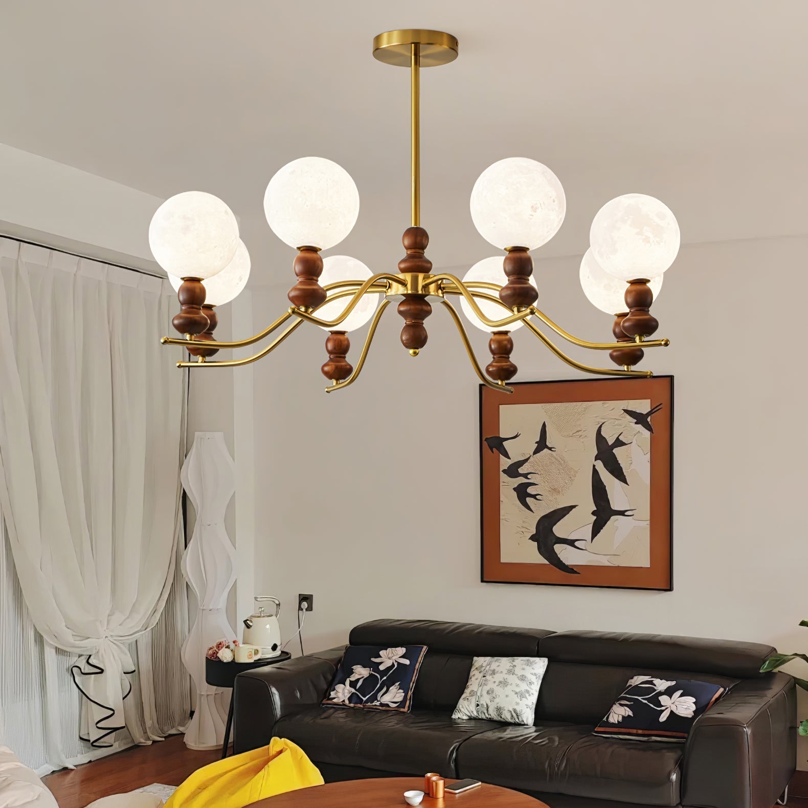 Moonlit Globe Chandelier - Blowlighting