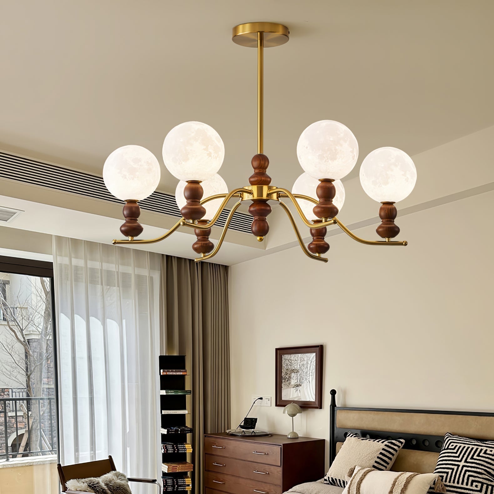 Moonlit Globe Chandelier - Blowlighting