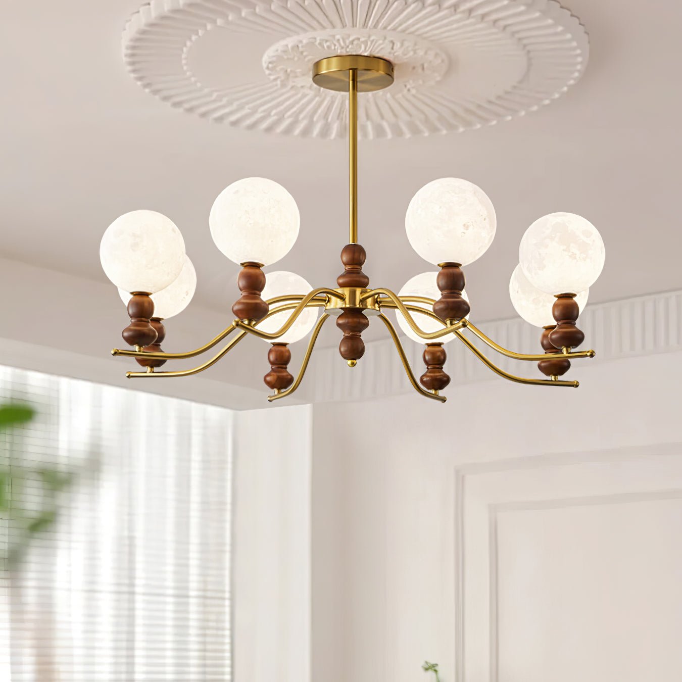 Moonlit Globe Chandelier - Blowlighting