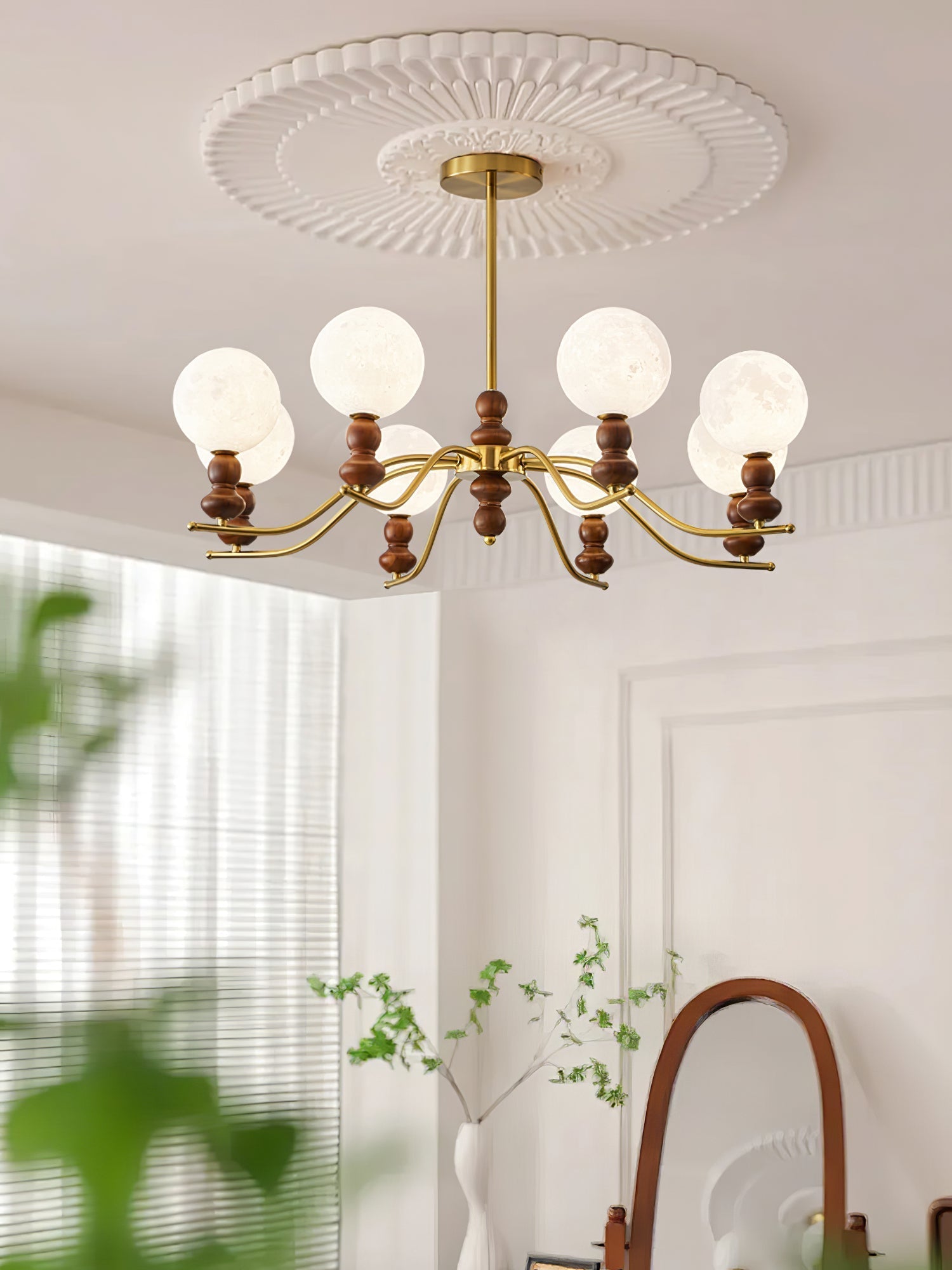 Moonlit Globe Chandelier - Blowlighting
