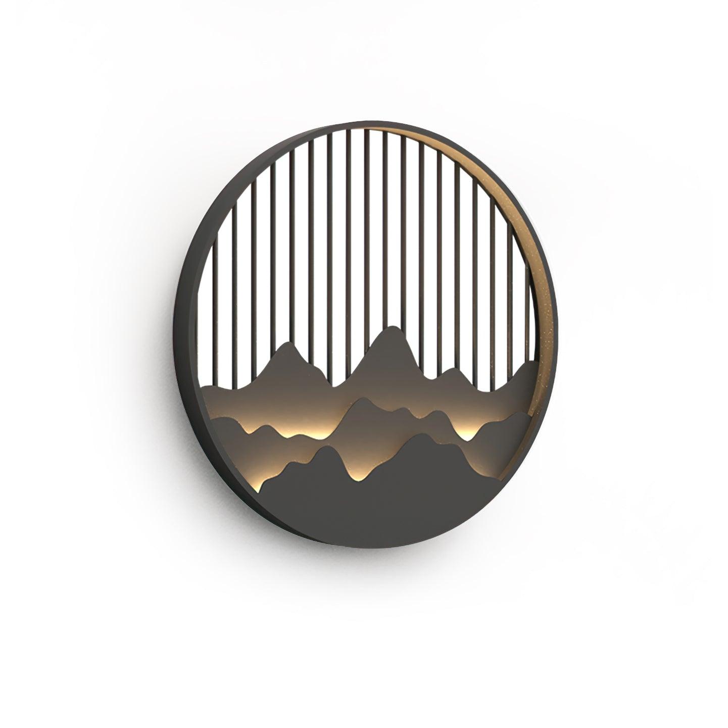 Sumi Mountain Circular Wall Light - Blowlighting