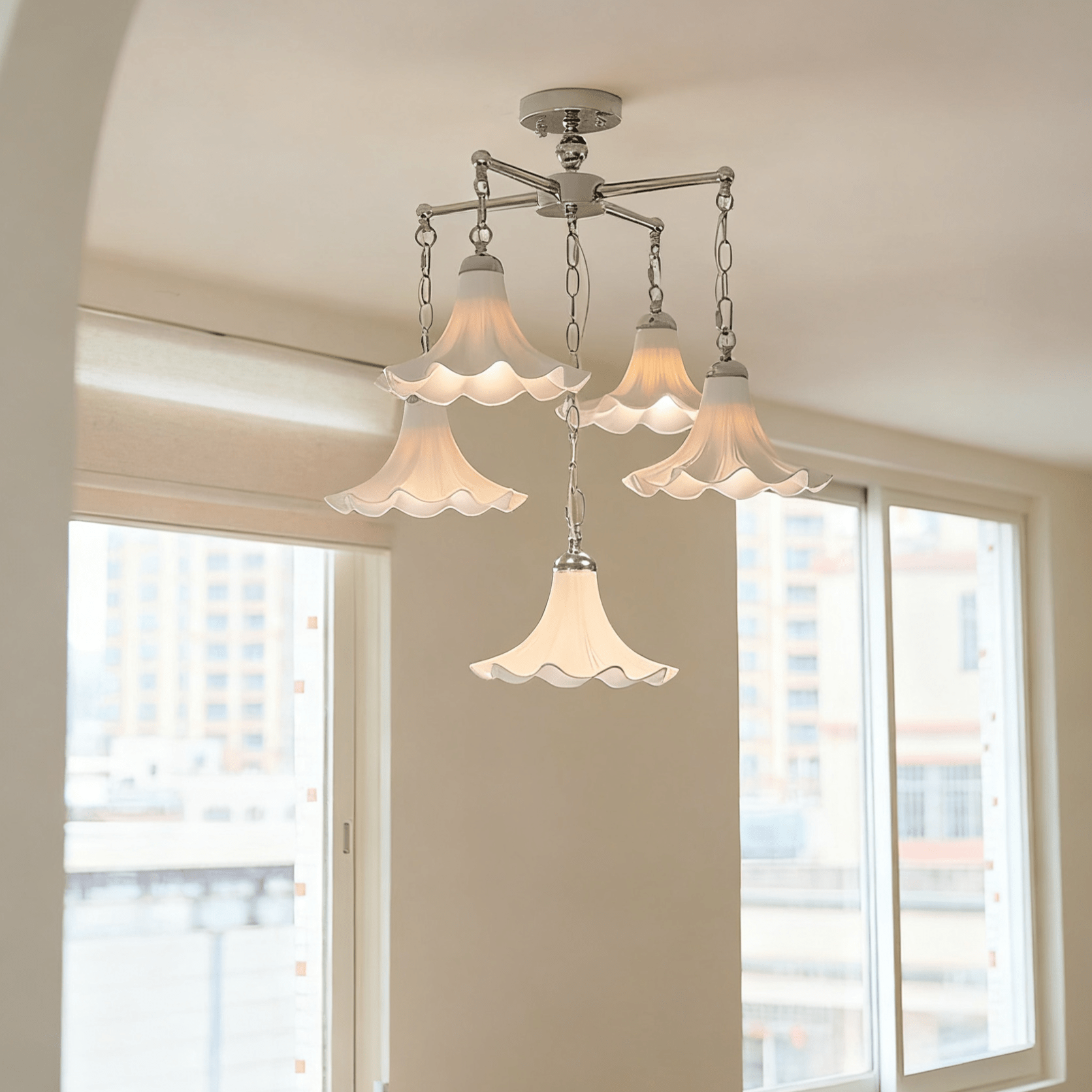 Mugena Lustre Bloom Élégant et Luxueux