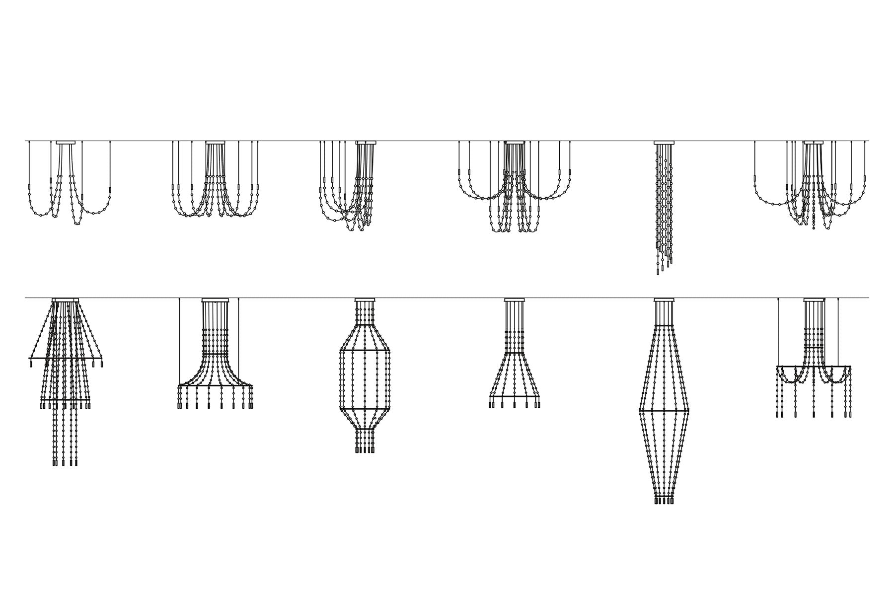 Multidot Customize Chandelier - Vakkerlight