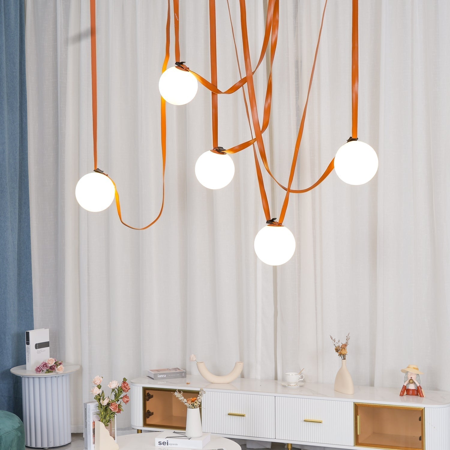 Multiple Belt Art Pendant Light - Blowlighting