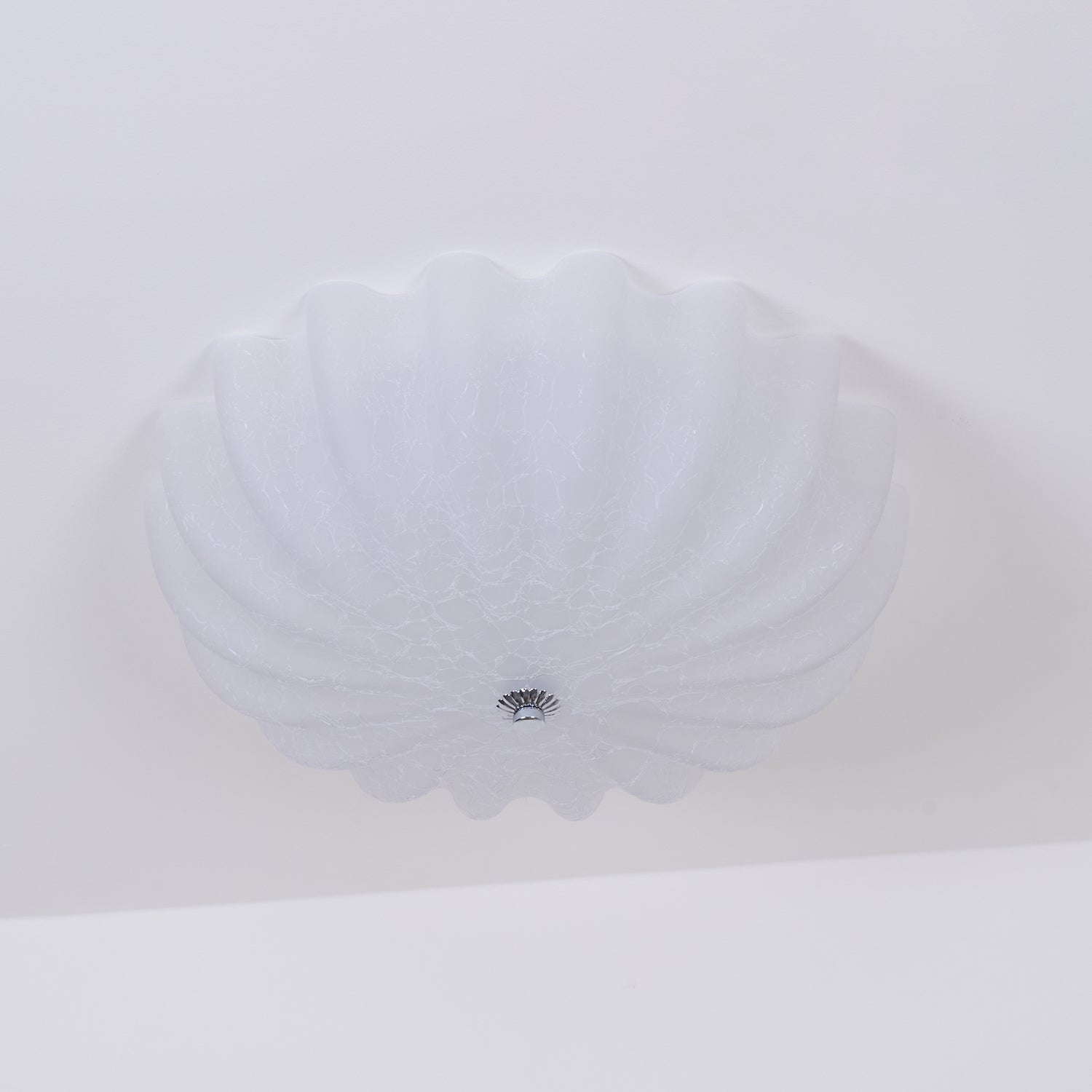 Aurora Ceiling Lamp Murano Blown Glass Shell Inspired - Blowlighting