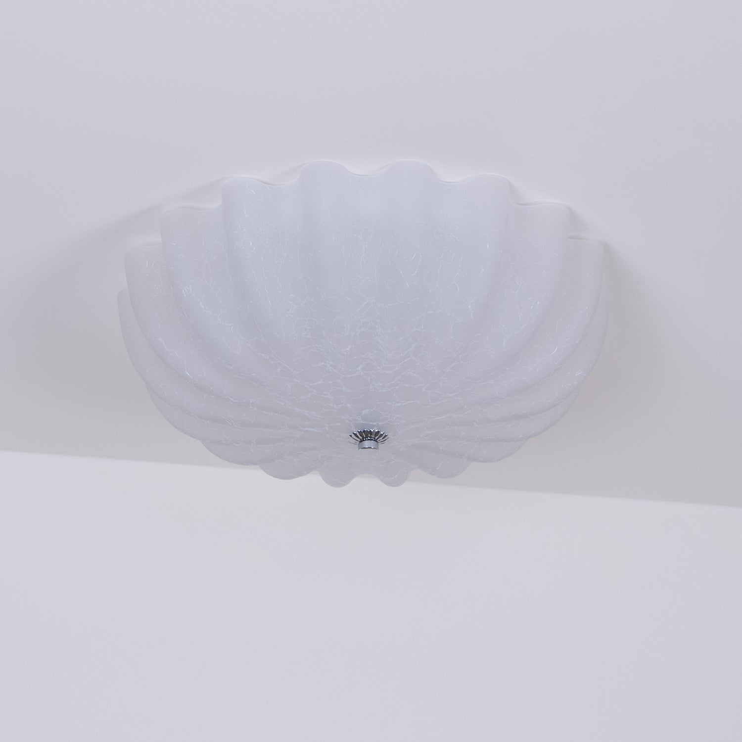 Aurora Ceiling Lamp Murano Blown Glass Shell Inspired - Blowlighting