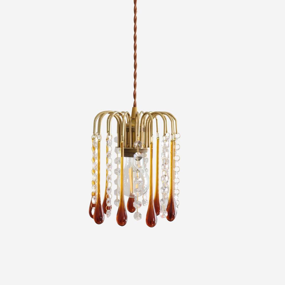 Murano Waterfall Crystal Tier Pendant Light - Letslighting