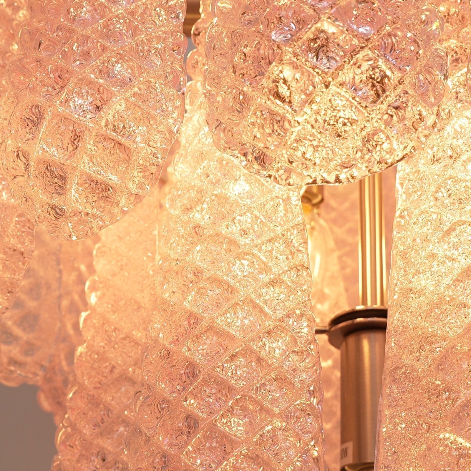 Aurora Chandelier Pink Dewdrop Cascading Romantic - Letslighting