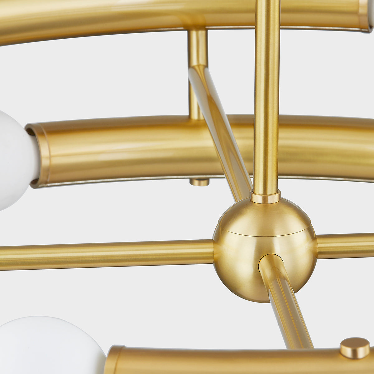 Cunorir Modern Minimalist Metal Chandelier - Lamp Copper