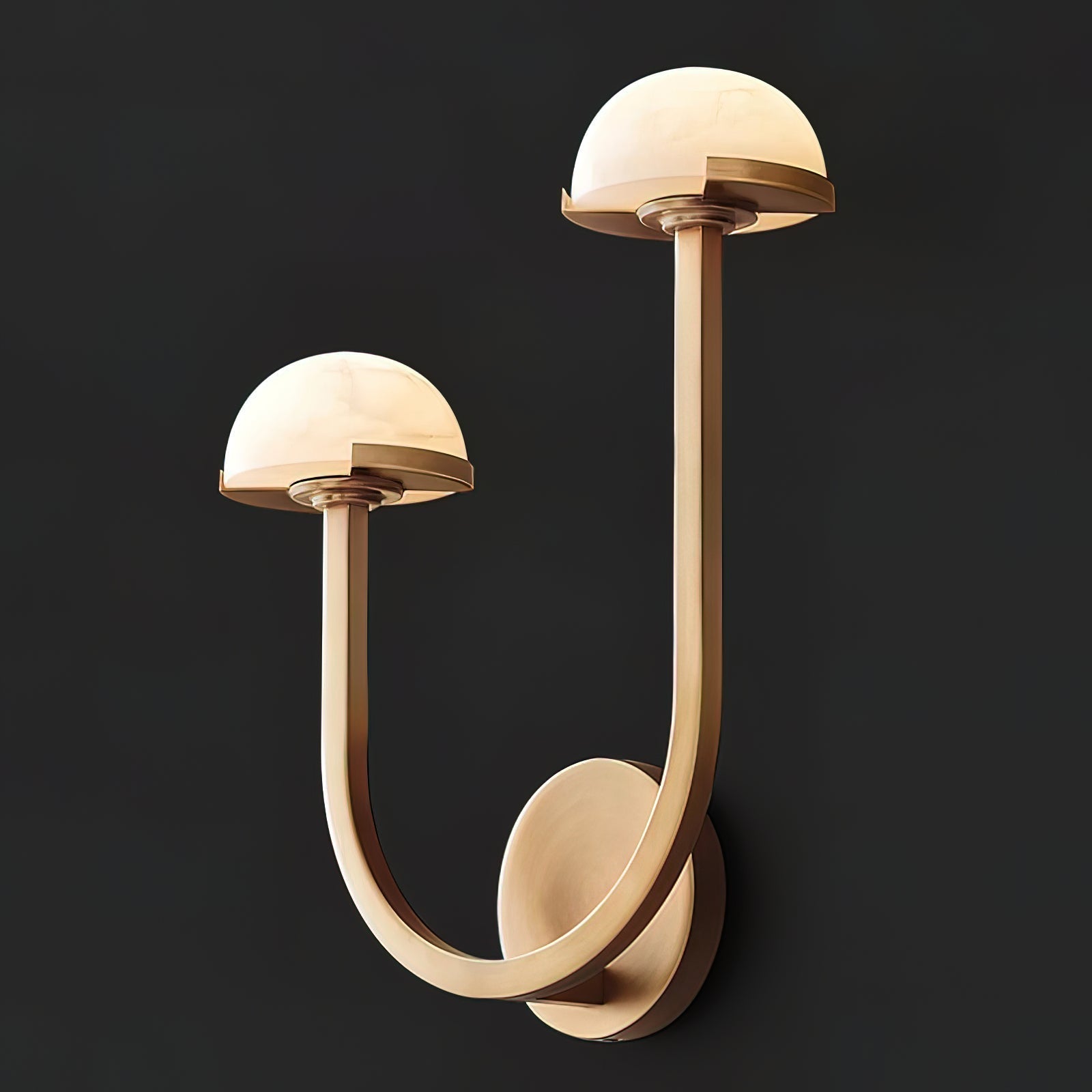 Vitalira Double Alabaster Wall Light - Blowlighting