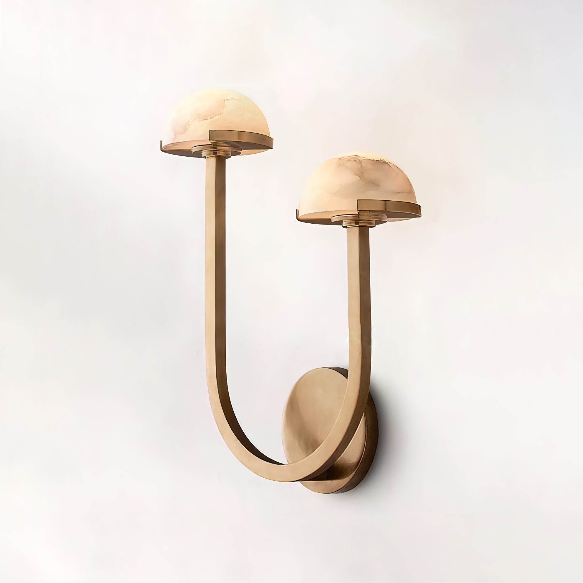 Vitalira Double Alabaster Wall Light - Blowlighting