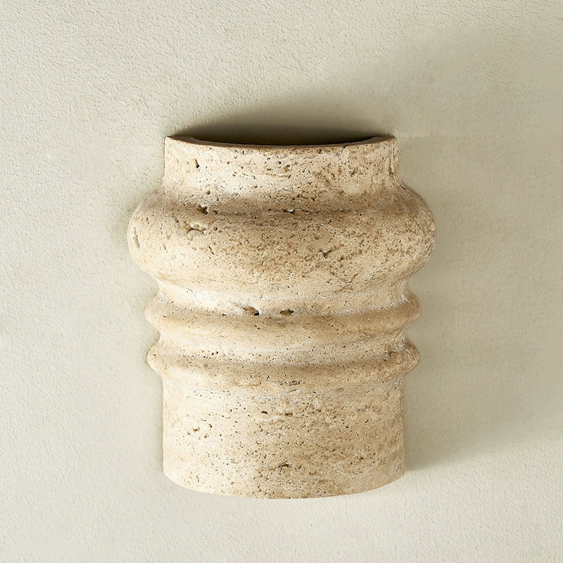 Zeloror Individual Creativity Travertine Wall Lamp - Lamp Copper