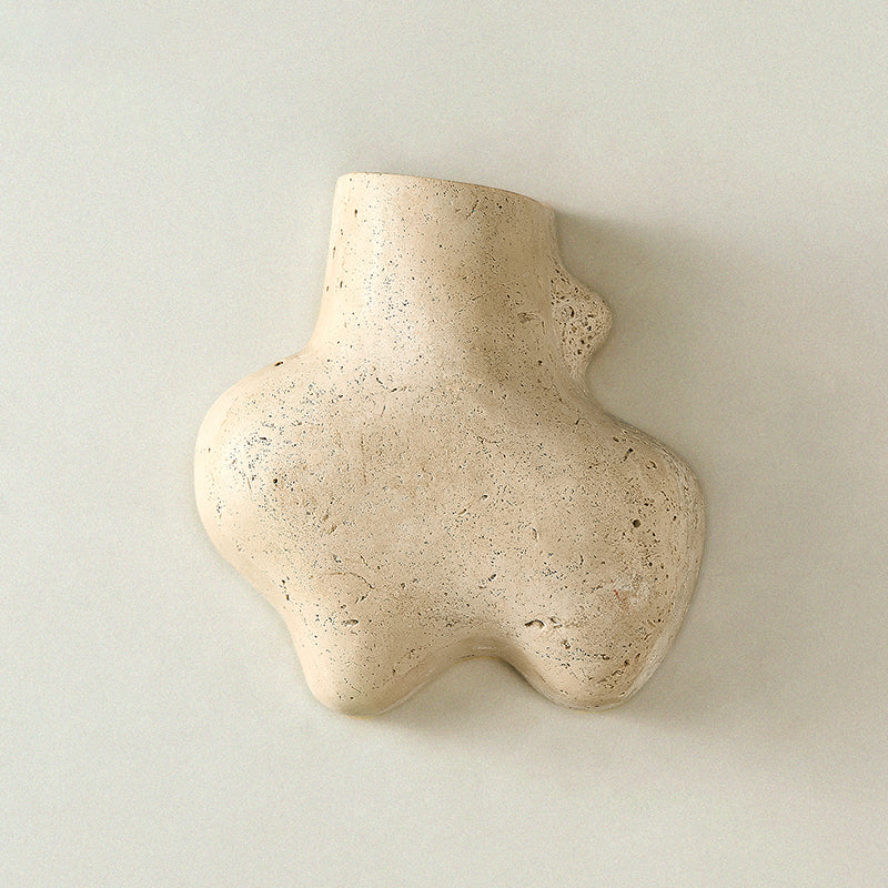Zeloror Individual Creativity Travertine Wall Lamp - Lamp Copper