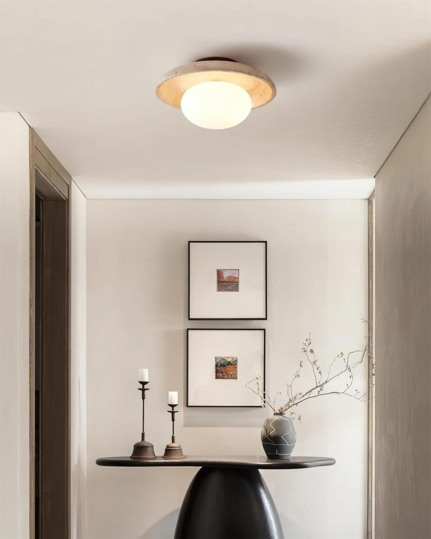 Mylie Travertine Ceiling Light - Letslighting