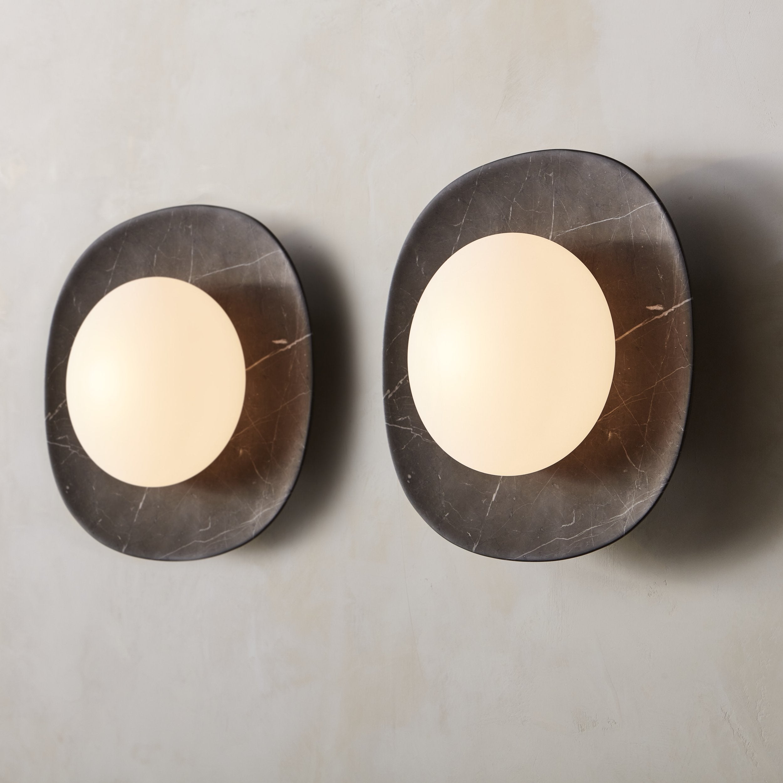 Cinoreth Modern Minimalist Marble Glass Wall Lamp - Lamp Copper