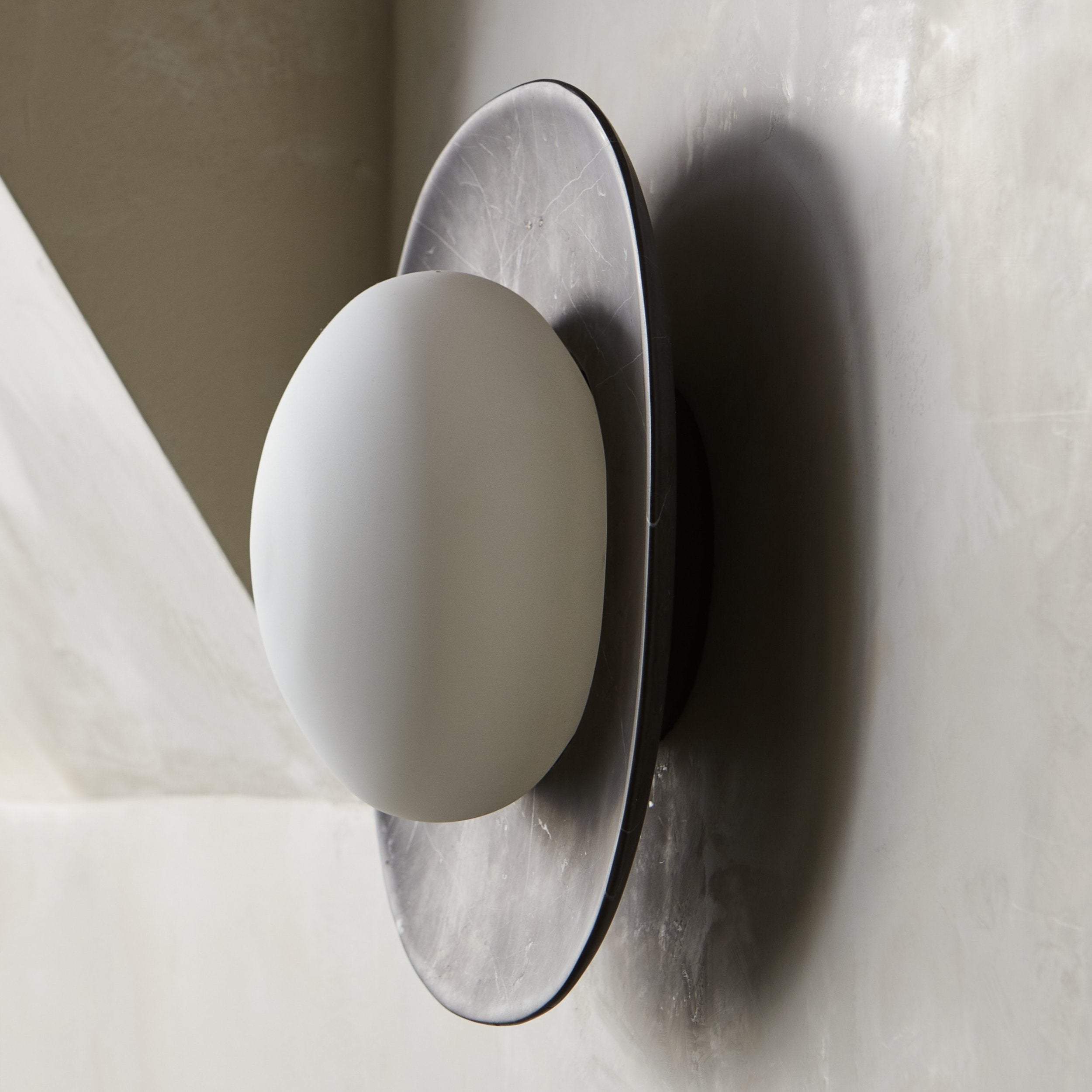 Cinoreth Modern Minimalist Marble Glass Wall Lamp - Lamp Copper