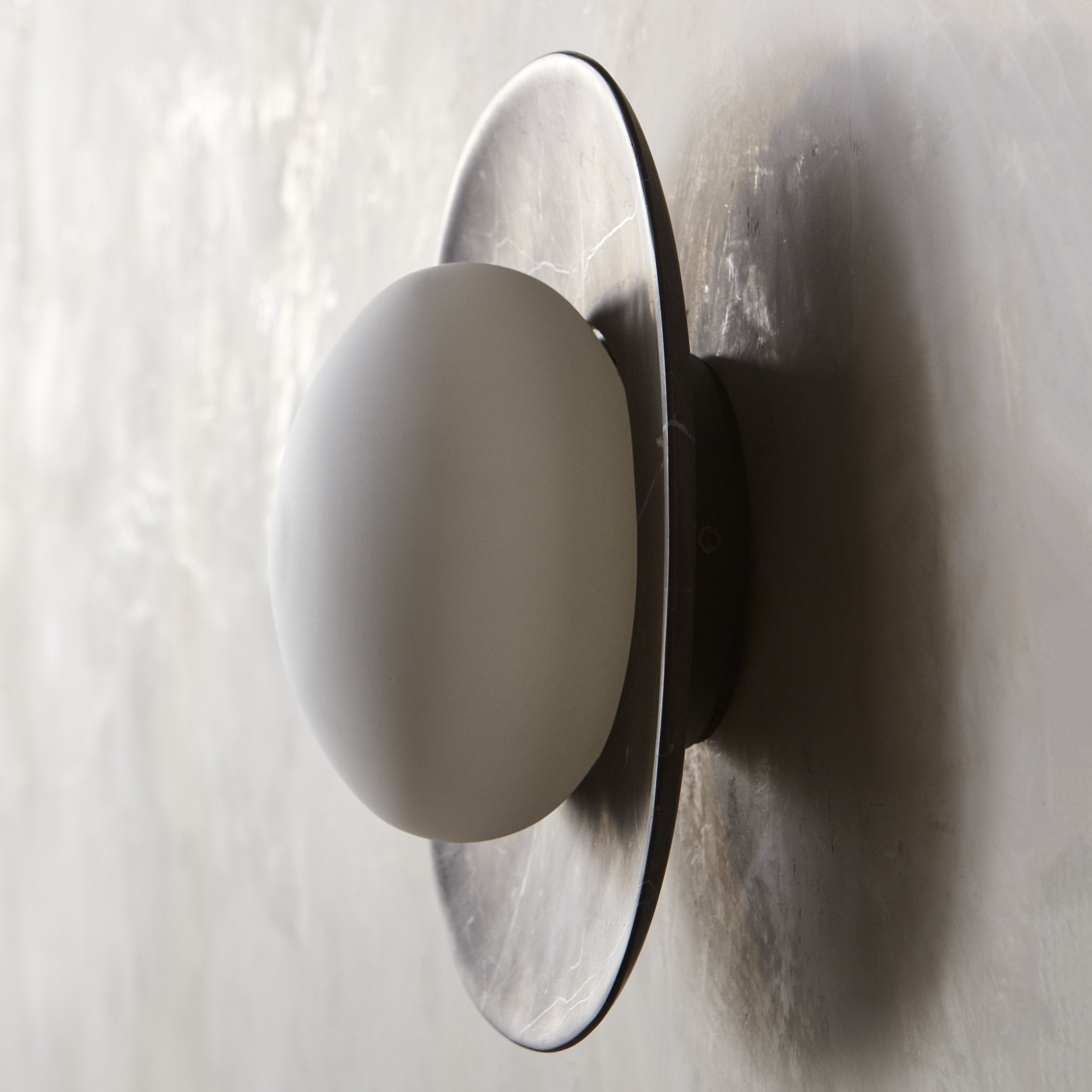 Cinoreth Modern Minimalist Marble Glass Wall Lamp - Lamp Copper