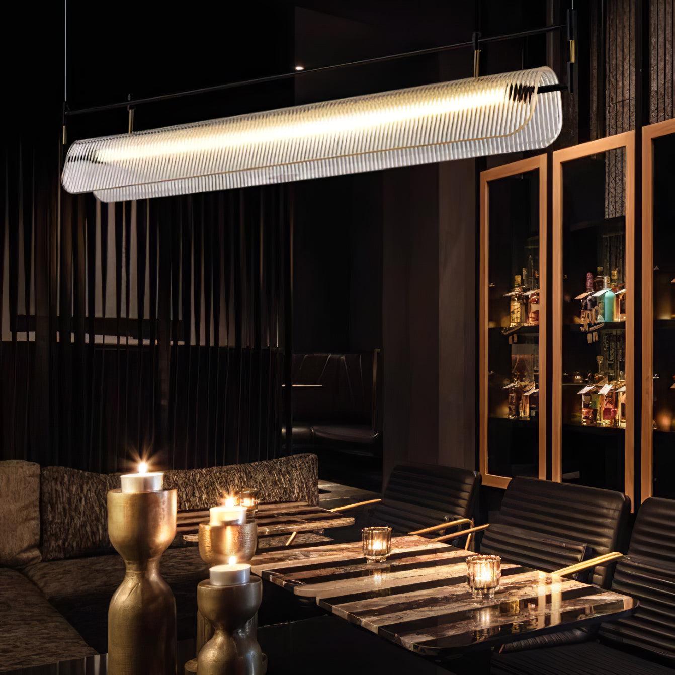 Linear Strip Chandelier - Blowlighting