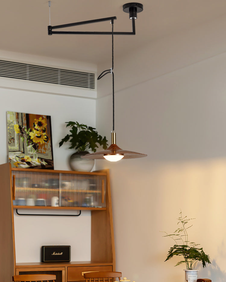 Veylo Adjustable Swing Arm Pendant Light - Letslighting