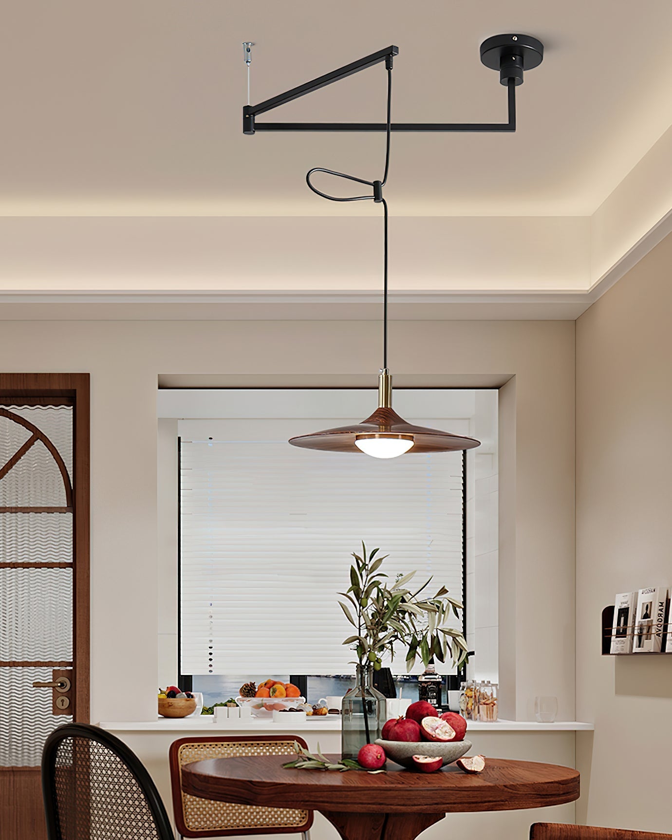 Veylo Adjustable Swing Arm Pendant Light - Letslighting