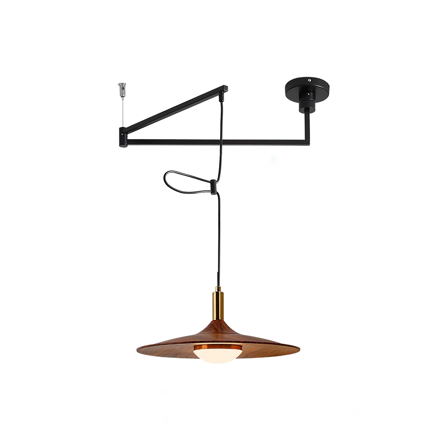 Veylo Adjustable Swing Arm Pendant Light - Letslighting