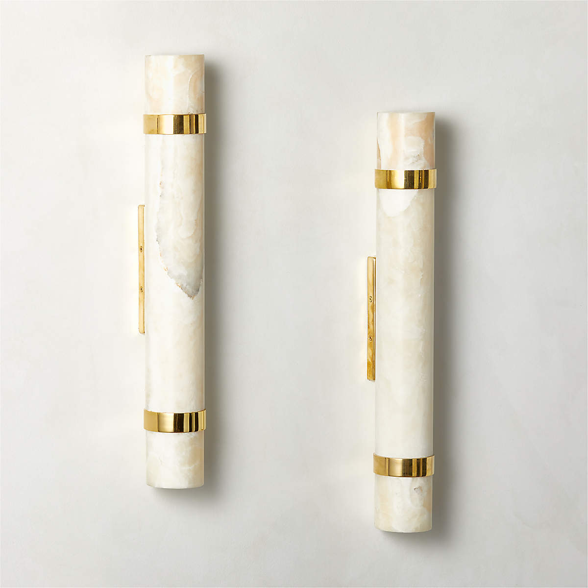 Zavaran Modern Minimalist Metal Onyx Wall Lamp - Lamp Copper